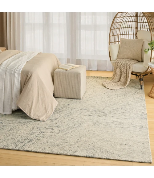 DKNY Pure Angles Grey ANG01 8 ft. X 10 ft. Rect. Rug