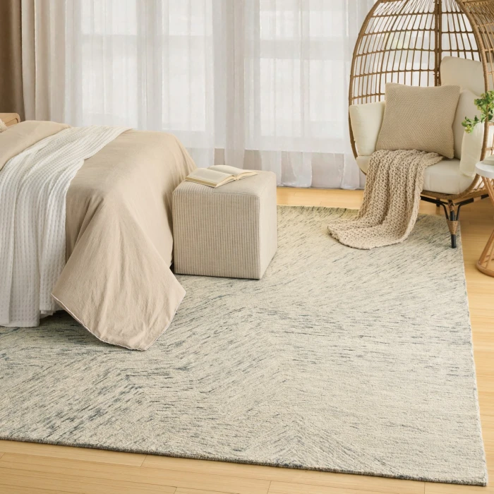 DKNY Pure Angles Grey ANG01 8 ft. X 10 ft. Rect. Rug