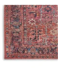 Nicole Curtis Machine Washable Series 1 Area Rug SR102 Brick