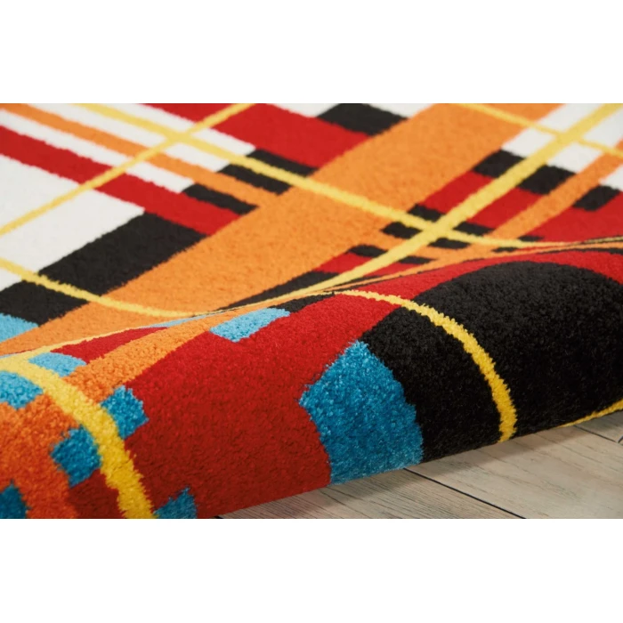 Nourison Home Oakdale Orange OKD01 7ft.10in. x 10ft. Rect. Rug