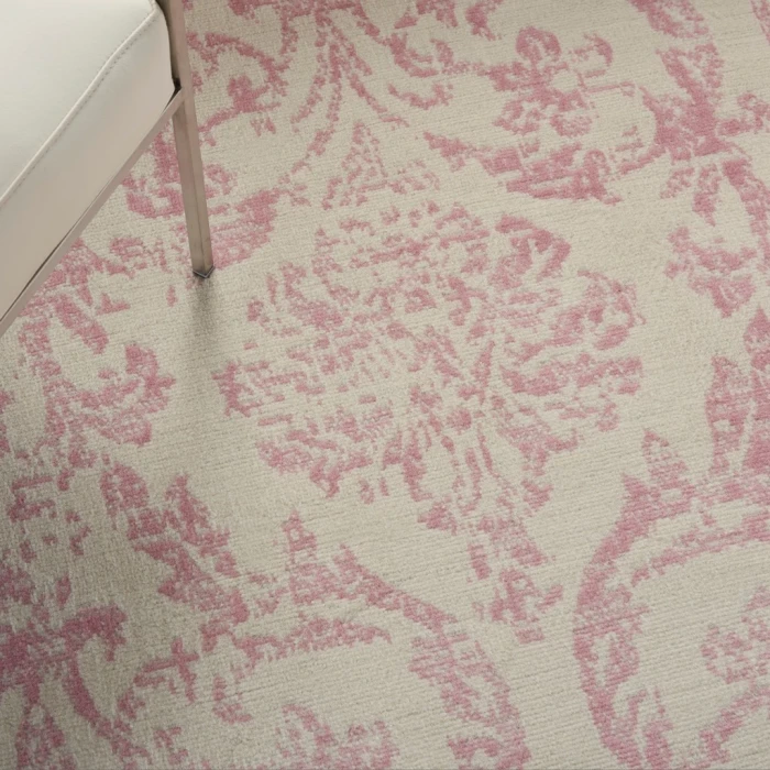 Nourison Jubilant Area Rug JUB09-Ivory/Pink