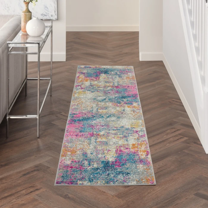 Nourison Passion Runner Area Rug PSN36-Ivory/Multi