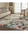 Nourison Prismatic Area Rug PRS15 Beige/Multi 9'9" x 13'9"