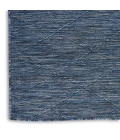 Nourison Washable Solutions Navy Blue WSL01 8 ft. X 10 ft. Rect. Rug