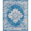 Nourison Home Grafix GRF14 Blue 8 ft. 6 in. X 12 ft. Area Rug