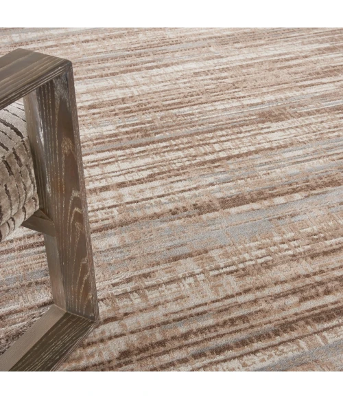 Nourison Elation Area Rug ETN01 Ivory Grey 7'10" x 9'10"