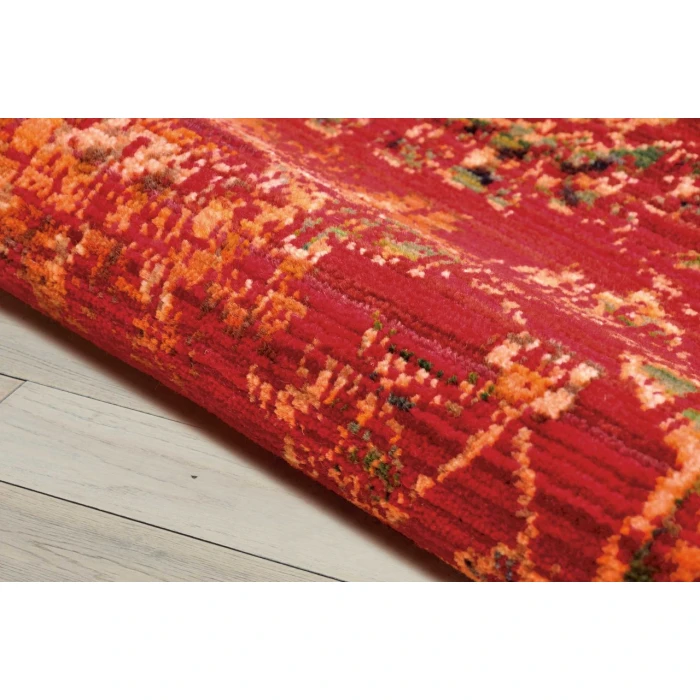 Nourison Home Timeless Red TML07 7ft.9in. x 9ft.9in. Rect. Rug