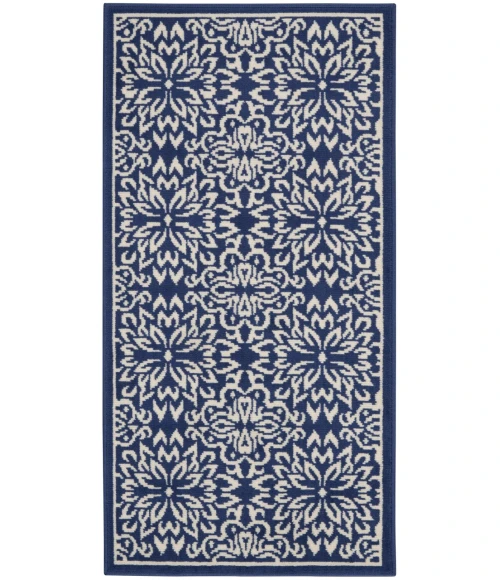 Nourison Jubilant Runner Area Rug JUB06-Navy/Ivory