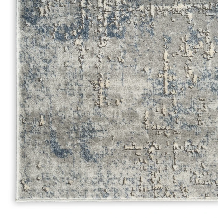 Nourison Quarry Dark Grey QUA17 6 ft. X 9 ft. Rect. Rug