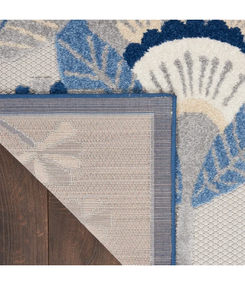 Nourison Aloha Indoor/Outdoor Area Rug ALH25-Blue/Grey