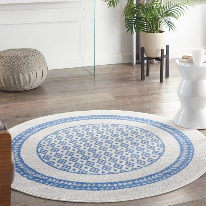 Nourison Whimsicle Area Rug WHS13-Ivory Blue