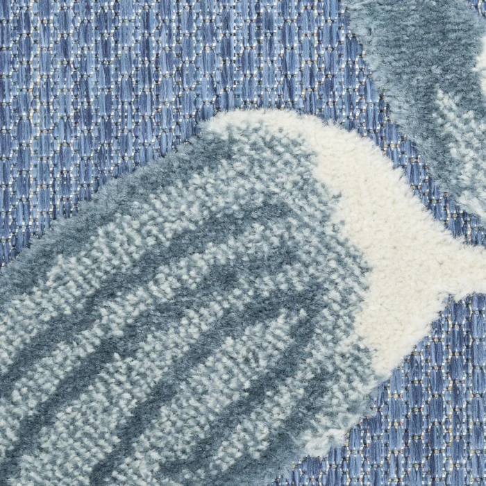 Nourison Aloha Blue ALH33 2 ft. 8 in. X 4 ft. Rect. Rug
