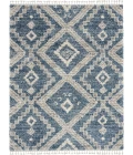 Nourison Oslo Shag Denim Blue OSL02 8 ft. X 11 ft. Rect. Rug