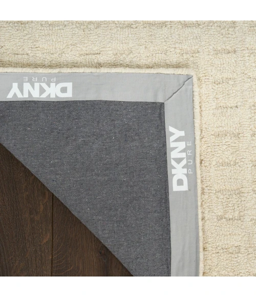 DKNY Pure Grids Ivory Beige PGR01 9 ft. X 12 ft. Rect. Rug
