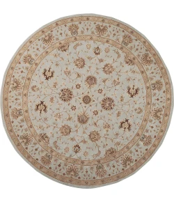 Nourison Home Heritage Hall Brown HE28 9ft. x Round Round Rug