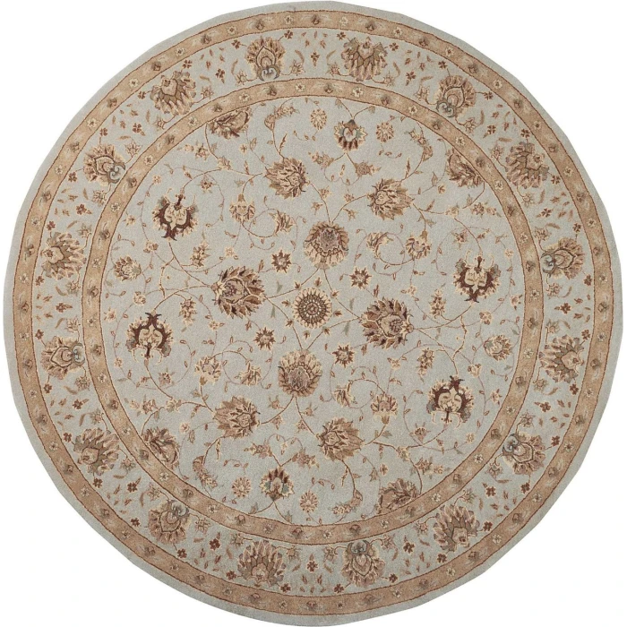 Nourison Home Heritage Hall Brown HE28 9ft. x Round Round Rug