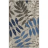 Nourison Home Aloha ALH18 Grey Blue 2 ft. 8 in. X 4 ft. Area Rug