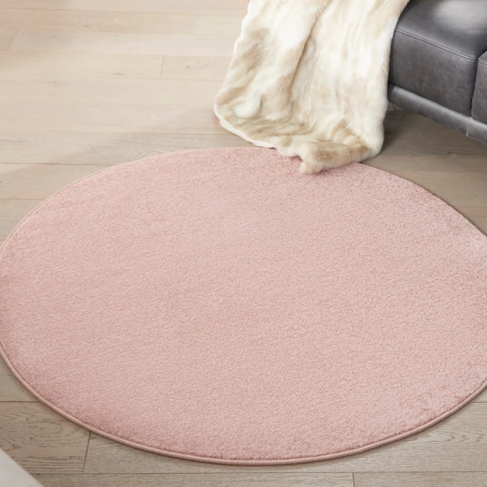 Nourison Essentials Pink Area Rug NRE01-Pink
