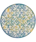 Nourison Aloha Area Rug ALH21-Ivory Blue