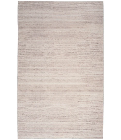 Nourison Washable Essentials Ivory Mocha WAE01 4 ft. X 6 ft. Rectangle Rug