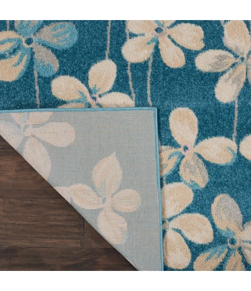 Nourison Tranquil Area Rug TRA04-Turquoise