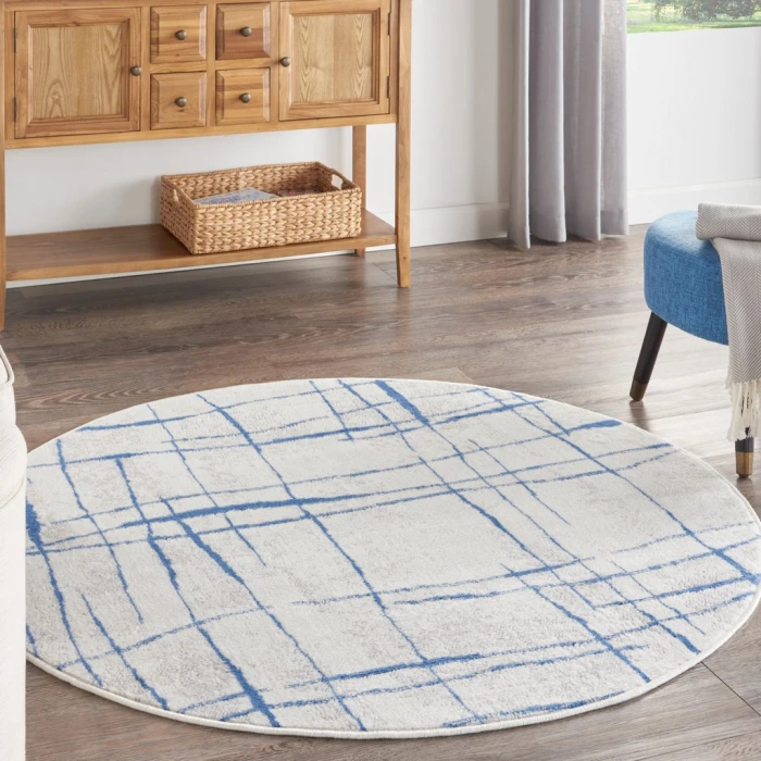Nourison Whimsicle Area Rug WHS09-Ivory Blue