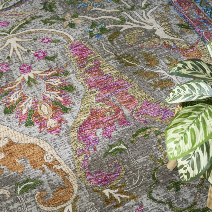Nourison Home Vintage Harmony Pink VHH03 7ft.10in. x 9ft.10in. Rect. Rug