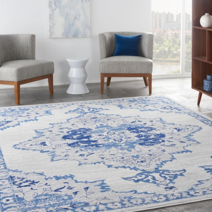 Nourison Whimsicle Area Rug WHS14-Ivory Blue