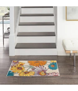 Nourison Home Allur ALR06 Ivory Multicolor 2 ft. X 3 ft. Area Rug