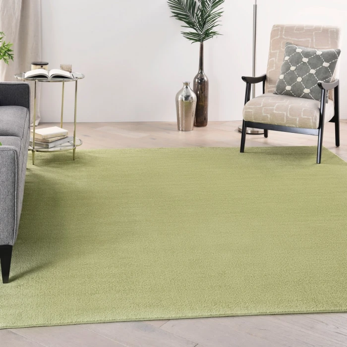 Nourison Essentials Green Area Rug NRE01-Green