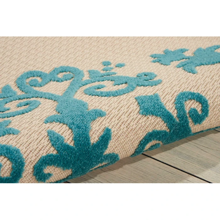 Nourison Aloha Area Rug ALH12-Aqua