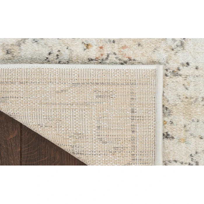 Nourison Oushak Home Grey OUS01 5 ft. 5 in. X 7 ft. 3 in. Rectangle Rug