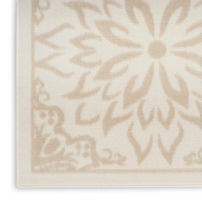 Nourison Jubilant Ivory Beige JUB06 9 ft. X 12 ft. Rect. Rug