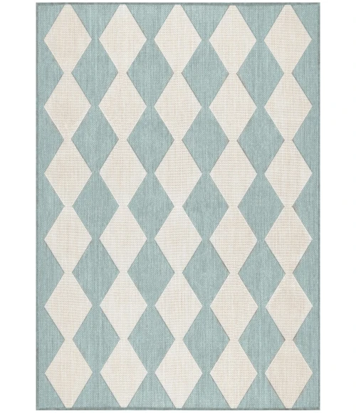Nourison Positano Aqua POS04 4 ft. X 6 ft. Rect. Rug