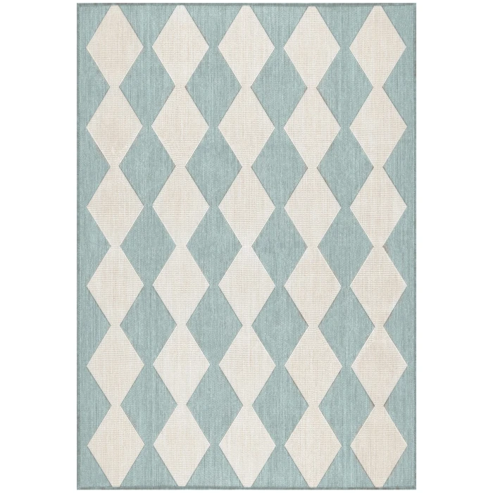 Nourison Positano Aqua POS04 4 ft. X 6 ft. Rect. Rug