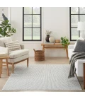 Nourison Natural Texture Ivory Grey NTX01 9 ft. X 12 ft. Rect. Rug