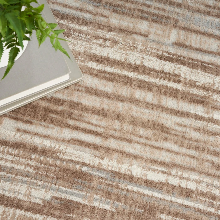 Nourison Elation Area Rug ETN01 Ivory Grey