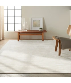 Calvin Klein CK010 Linear LNR01 Ivory 7 ft. 9 in. X 9 ft. 9 in. Area Rug