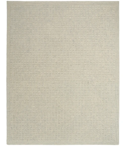 DKNY Pure Grids Light Blue PGR01 8 ft. X 10 ft. Rect. Rug