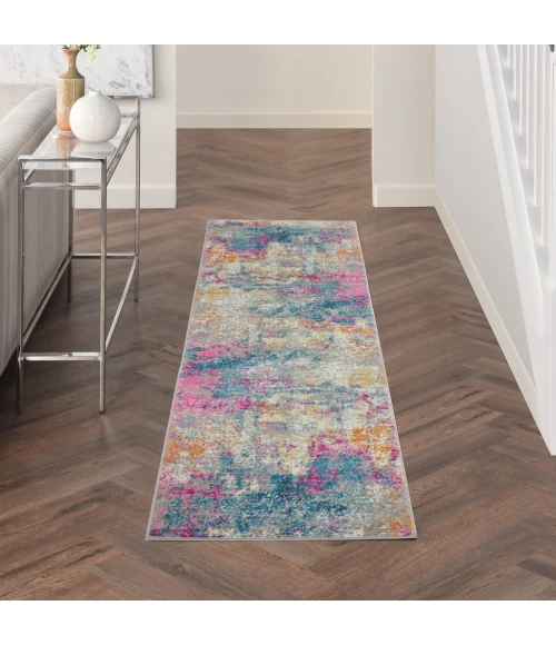 Nourison Passion Runner Area Rug PSN36-Ivory/Multi