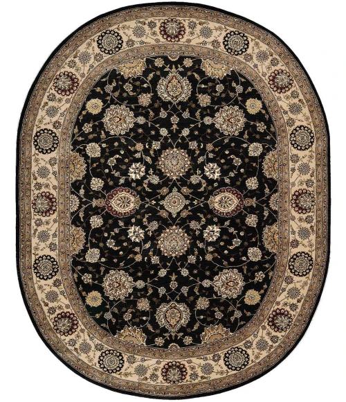 Nourison 2000 Oval Area Rug 2204-Midnight