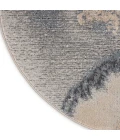 Nourison Maxell Round Area Rug MAE08-Grey