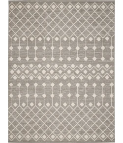 Nourison Home Grafix GRF37 Grey 7 ft. 10 in. X 9 ft. 10 in. Area Rug