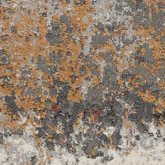 Nourison Tangra Grey/Multi TNR03 8 ft. Rect. Rug