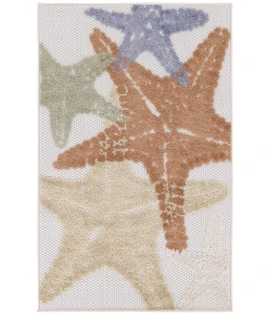 Nourison Home Aloha ALH28 Ivory Multicolor 2 ft. 8 in. X 4 ft. Area Rug