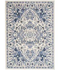 Nourison Home Passion PSN33 Ivory/Grey 5 ft. 3 in. X 7 ft. 3 in. Area Rug