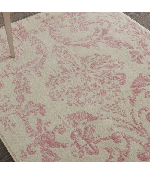 Nourison Jubilant Area Rug JUB09-Ivory/Pink