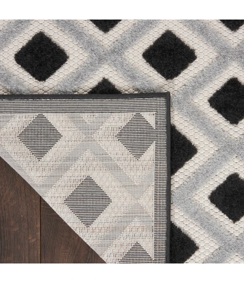Nourison Aloha Indoor/Outdoor Area Rug ALH26-Black White