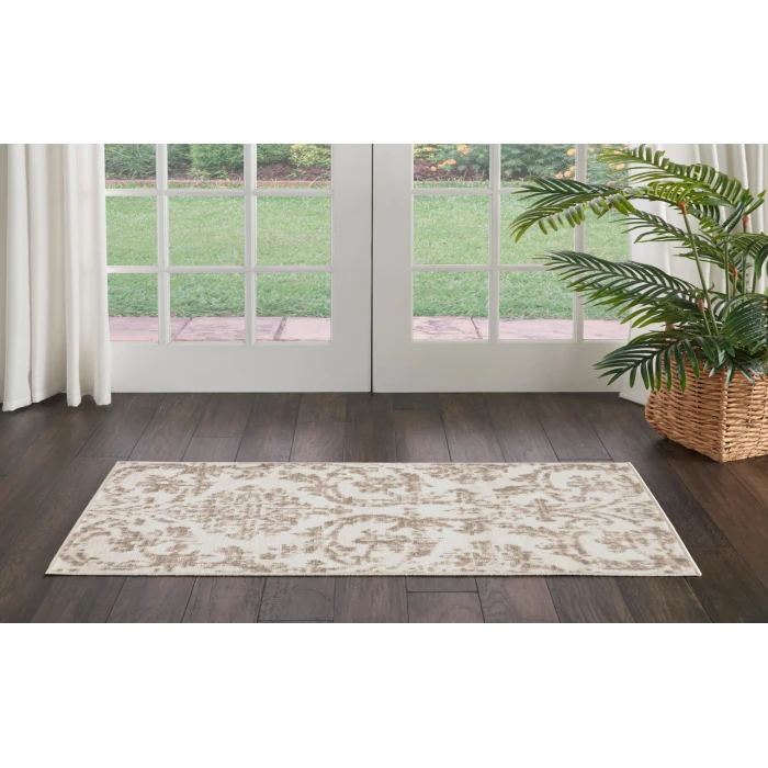 Nourison Jubilant Ivory Beige JUB09 2 ft. X 4 ft. Rectangle Rug