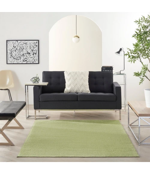 Nourison Essentials Green Area Rug NRE01-Green